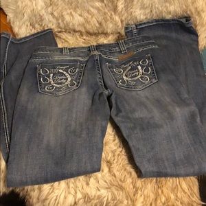 Cowgirl Tuff, double lucky jeans